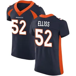 Men's Jonah Elliss Denver Broncos No.52 Elite Alternate Vapor Untouchable Jersey - Navy