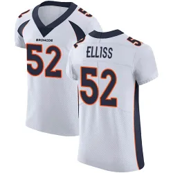Men's Jonah Elliss Denver Broncos No.52 Elite Vapor Untouchable Jersey - White