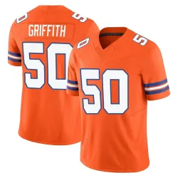 Men's Jonas Griffith Denver Broncos No.50 Limited Alternate Vapor F.U.S.E. Mile High Collection 1977 Throwback Jersey - Orange
