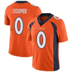 Men's Jonathon Cooper Denver Broncos No.0 Limited Team Color Vapor Untouchable Jersey - Orange