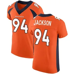 Men's Jordan Jackson Denver Broncos No.94 Elite Team Color Vapor Untouchable Jersey - Orange