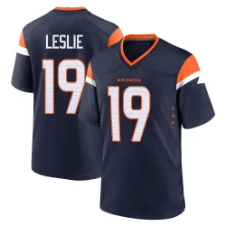 Men's Jordan Leslie Denver Broncos No.19 Game Alternate Jersey - Navy