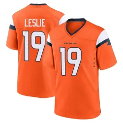 Men's Jordan Leslie Denver Broncos No.19 Game Jersey - Orange