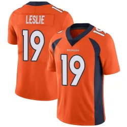 Men's Jordan Leslie Denver Broncos No.19 Limited Team Color Vapor Untouchable Jersey - Orange