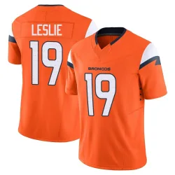 Men's Jordan Leslie Denver Broncos No.19 Limited Vapor F.U.S.E. 2nd Jersey - Orange