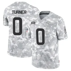 Men's Jordan Turner Denver Broncos No.0 Limited 2024 Salute to Service Jersey - Arctic Camo