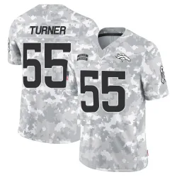Men's Jordan Turner Denver Broncos No.55 Limited 2024 Salute to Service Jersey - Arctic Camo
