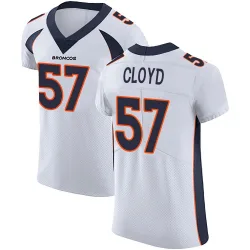 Men's K.J. Cloyd Denver Broncos No.57 Elite Vapor Untouchable Jersey - White
