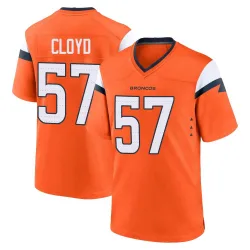 Men's K.J. Cloyd Denver Broncos No.57 Game Jersey - Orange