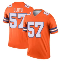 Men's K.J. Cloyd Denver Broncos No.57 Legend Alternate Mile High Collection 1977 Throwback Jersey - Orange