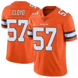 Men's K.J. Cloyd Denver Broncos No.57 Limited Color Rush Vapor Untouchable Jersey - Orange