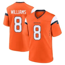 Men's K'Waun Williams Denver Broncos No.8 Game Jersey - Orange