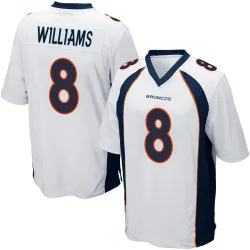 Men's K'Waun Williams Denver Broncos No.8 Game Jersey - White