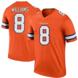 Men's K'Waun Williams Denver Broncos No.8 Legend Color Rush Jersey - Orange