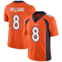 Men's K'Waun Williams Denver Broncos No.8 Limited Team Color Vapor Untouchable Jersey - Orange