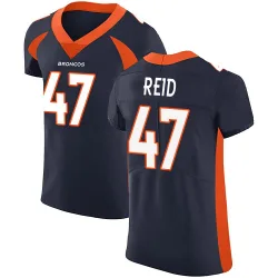 Men's Karene Reid Denver Broncos No.47 Elite Alternate Vapor Untouchable Jersey - Navy