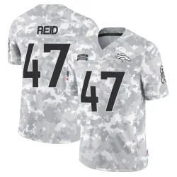 Men's Karene Reid Denver Broncos No.47 Limited 2024 Salute to Service Jersey - Arctic Camo