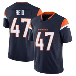 Men's Karene Reid Denver Broncos No.47 Limited Alternate Vapor F.U.S.E. Jersey - Navy