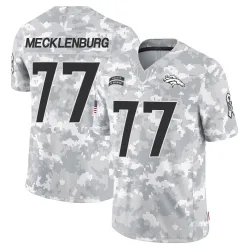 Men's Karl Mecklenburg Denver Broncos No.77 Limited 2024 Salute to Service Jersey - Arctic Camo