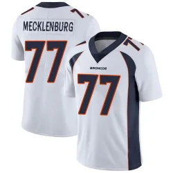 Men's Karl Mecklenburg Denver Broncos No.77 Limited Vapor Untouchable Jersey - White