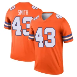 Men's Keidron Smith Denver Broncos No.43 Legend Alternate Mile High Collection 1977 Throwback Jersey - Orange