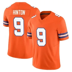 Men's Kendall Hinton Denver Broncos No.9 Limited Alternate Vapor F.U.S.E. Mile High Collection 1977 Throwback Jersey - Orange