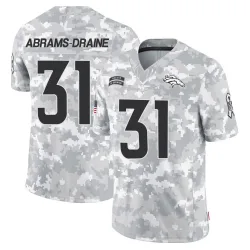 Men's Kris Abrams-Draine Denver Broncos No.31 Limited 2024 Salute to Service Jersey - Arctic Camo