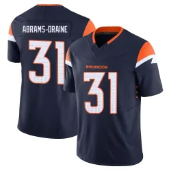 Men's Kris Abrams-Draine Denver Broncos No.31 Limited Alternate Vapor F.U.S.E. Jersey - Navy
