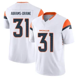 Men's Kris Abrams-Draine Denver Broncos No.31 Limited Vapor F.U.S.E. Jersey - White