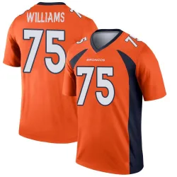 Men's Kristian Williams Denver Broncos No.75 Legend Jersey - Orange