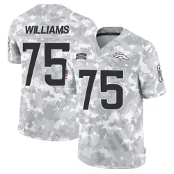 Men's Kristian Williams Denver Broncos No.75 Limited 2024 Salute to Service Jersey - Arctic Camo