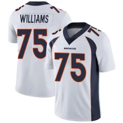 Men's Kristian Williams Denver Broncos No.75 Limited Vapor Untouchable Jersey - White