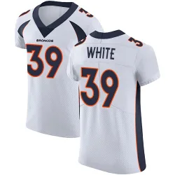 Men's Kyrese White Denver Broncos No.39 Elite Vapor Untouchable Jersey - White