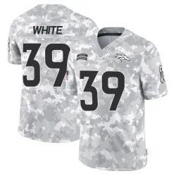 Men's Kyrese White Denver Broncos No.39 Limited 2024 Salute to Service Jersey - Arctic Camo