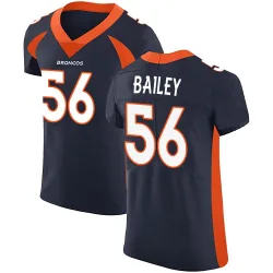 Men's Levelle Bailey Denver Broncos No.56 Elite Alternate Vapor Untouchable Jersey - Navy