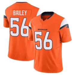 Men's Levelle Bailey Denver Broncos No.56 Limited Vapor F.U.S.E. 2nd Jersey - Orange