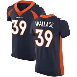 Men's Levi Wallace Denver Broncos No.39 Elite Alternate Vapor Untouchable Jersey - Navy