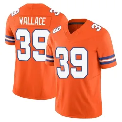 Men's Levi Wallace Denver Broncos No.39 Limited Alternate Vapor F.U.S.E. Mile High Collection 1977 Throwback Jersey - Orange