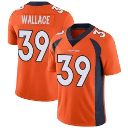 Men's Levi Wallace Denver Broncos No.39 Limited Team Color Vapor Untouchable Jersey - Orange