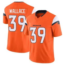 Men's Levi Wallace Denver Broncos No.39 Limited Vapor F.U.S.E. 2nd Jersey - Orange