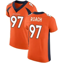 Men's Malcolm Roach Denver Broncos No.97 Elite Team Color Vapor Untouchable Jersey - Orange