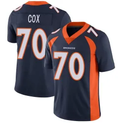 Men's Marques Cox Denver Broncos No.70 Limited Vapor Untouchable Jersey - Navy