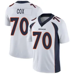 Men's Marques Cox Denver Broncos No.70 Limited Vapor Untouchable Jersey - White