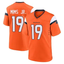 Men's Marvin Mims Jr. Denver Broncos No.19 Game Jersey - Orange