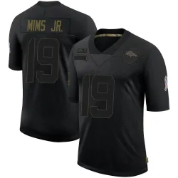 Men's Marvin Mims Jr. Denver Broncos No.19 Limited 2020 Salute To Service Jersey - Black