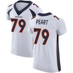 Men's Matt Peart Denver Broncos No.79 Elite Vapor Untouchable Jersey - White