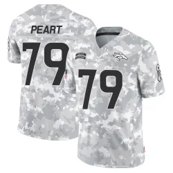 Men's Matt Peart Denver Broncos No.79 Limited 2024 Salute to Service Jersey - Arctic Camo