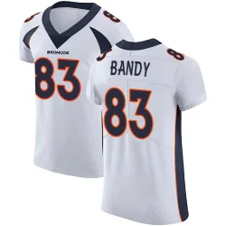 Men's Michael Bandy Denver Broncos No.83 Elite Vapor Untouchable Jersey - White