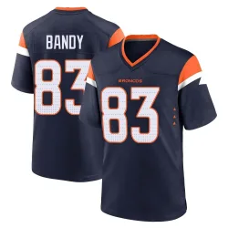 Men's Michael Bandy Denver Broncos No.83 Game Alternate Jersey - Navy