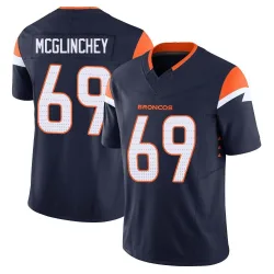 Men's Mike McGlinchey Denver Broncos No.69 Limited Alternate Vapor F.U.S.E. Jersey - Navy